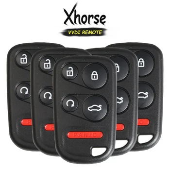 

KEYECU 5x (English Version) Xhorse for Honda Style 5 Button Universal Remote Key for VVDI Key Tool VVDI2