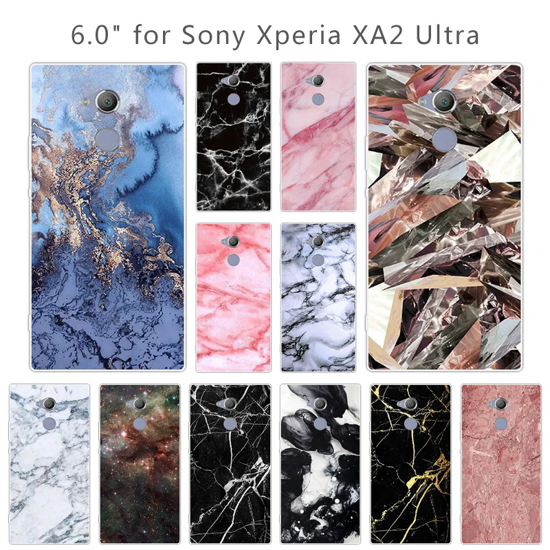TPU Cell Phone Case for Xperia XA2Ultra Shell 6&quot Luxury Coquefor Sony XA2 Ultra Thin Soft Silicone Protective Cover |