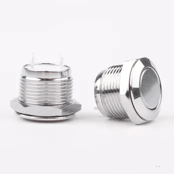 

12MM Metal Button Switch 2Pin High/Flat Head Ultra-short Self-resetting Waterproof Point Protrusion