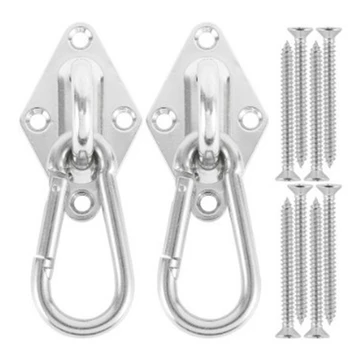 

Rotatable Hammock Swing Heavy Duty Hook Fixed Hanging Chair Kit Tool Accessories