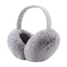 Inverno quente earmuffs bonito pele de pelúcia fones de ouvido moda unisex orelha mais quente cor sólida meninas bandana orelha muff capa