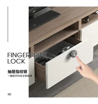 

Smart Keyless Fingerprint Cabinet Lock Biometric Electric Lock Fingerprint Drawer Lock for Office Drawer File Cabinet
