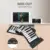 88 Клавиш USB MIDI Выход Roll Up Piano Перезаряжаемая Электронная Портативная Силиконовая Гибкая Клавиатура Орган с Педалью Sustain