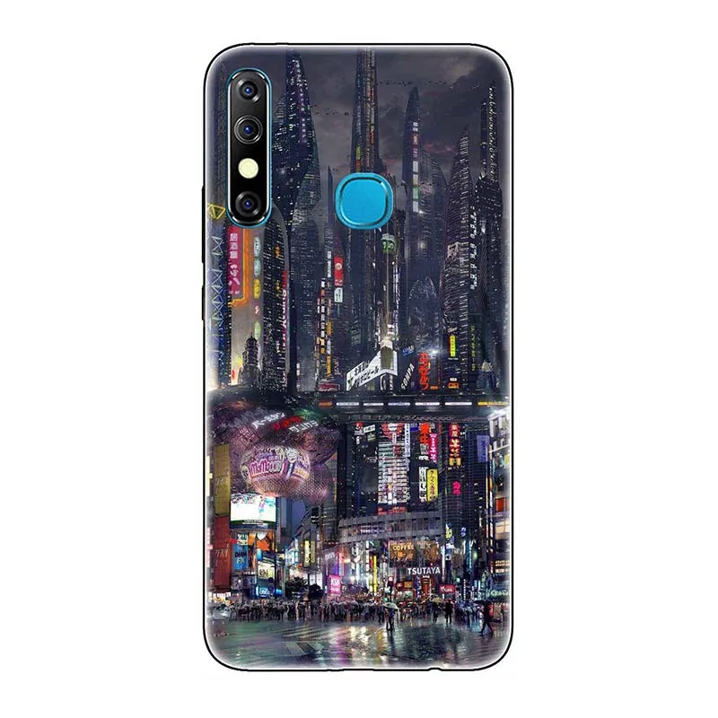 Модный чехол для телефона для Infinix Hot8 X650 6,5" с принтом для Infinix Лидер продаж 8 для Infinix Hot8 Чехлы для Infinix 8 Мягкие силиконовые сумки