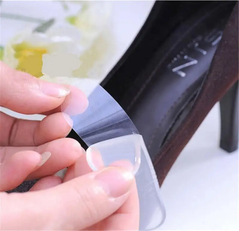Silicone Gel heel protector soft Cushion protector Foot feet Care Shoe Insert Pad Insole shoes accessories