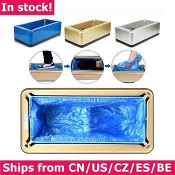 

100pcs New Automatic Shoe Cover Dispenser Shoe Covers Automatic Machine One-time Film Machine Foot Set Shoes Home Office