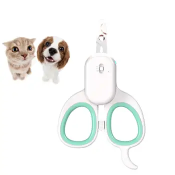 Pet Cat Nail Clippers Effortless Pet Nail Clipper Dog Cat Beauty Scissor With LED Light Usb Interface 3