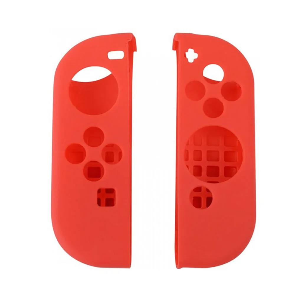 Red Для N-Switch силиконовый защитный чехол для переключателя левый и правый протектор консоли геймпада - Цвет: Red