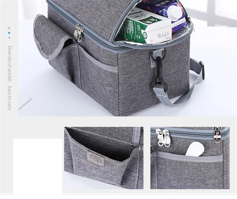 MOTOHOOD Baby Diaper Bag For Mom Mummy Mother Maternity Nappy Bags Thermal Insulation Stroller Bag Milk warm Insulation Bag (12)