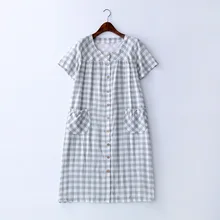 100% cotton good quality  Women Sleepwear Nighty For Ladies Night Wear Women 1319