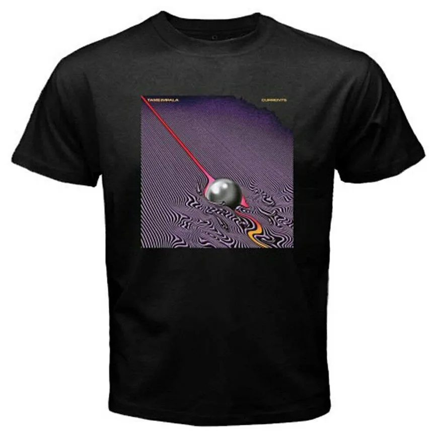 Tame Impala Currents Rock Band Men'S Black T-Shirt Size S To Xl Gift Funny Tee Shirt | Мужская одежда