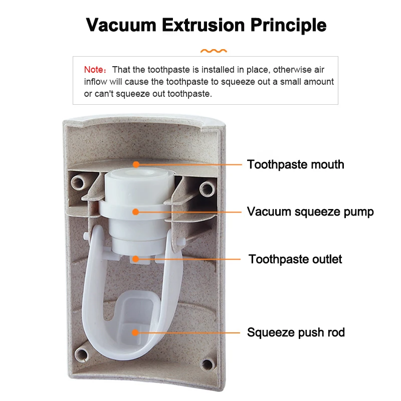Автоматический Дозатор зубной пасты пылезащитный держатель для зубных щеток
