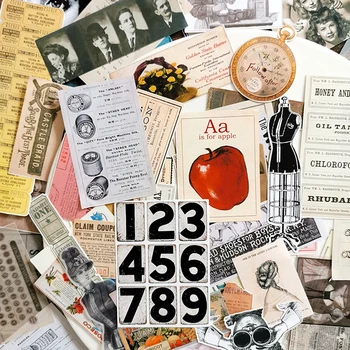 

59Pcs Big Vintage European Lady Movie Sticker DIY Craft Scrapbooking Album Junk Journal Happy Planner Decorative Stickers