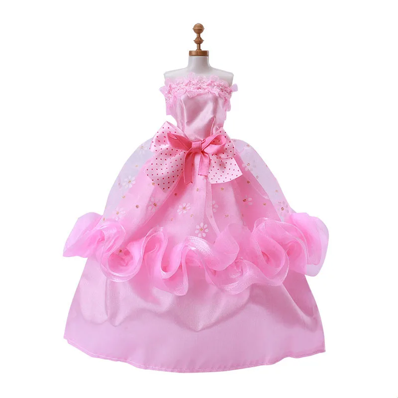 Г. Свадебное платье принцессы, один предмет благородные вечерние платья для куклы, модный дизайнерский наряд лучший подарок для девочек 30 см