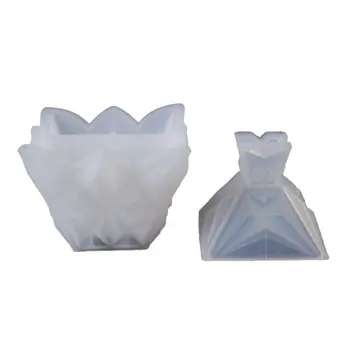 

2020 New Crystal Epoxy Mould DIY Manual Storage Box High Mirror Silicone Mold