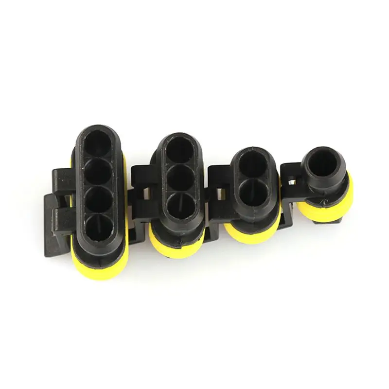 

352Pcs/box Waterproof Connectors 1/2/3/4 Pin Car Electrical Wire Connector Plug