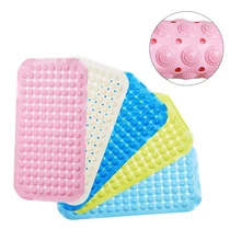 NICEYARD Soft PVC Rubber Bathroom Carpet With Suction Safety Mat for Kid Aged Foot Massage Non-Slip Bath Mat For Toilet Bathroom