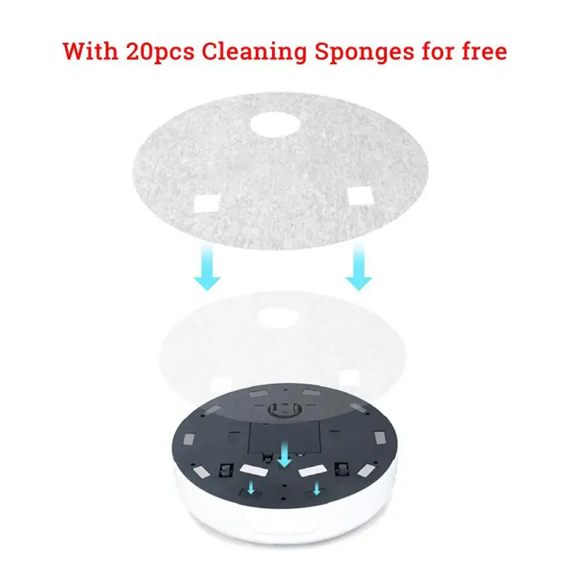 Robot Vacuum Cleaner Sweep Wet& Mop Cleaning In Navigation Program Dustbin Adjustable Water Tank Program For Home Use