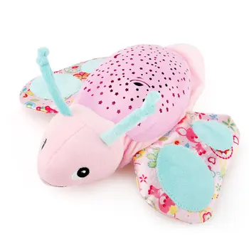 

Children Animal Projection Lamp Plush Toys Dreamy Starry Star Light Dolls Toys Projector With Music for Baby Infant Sleep