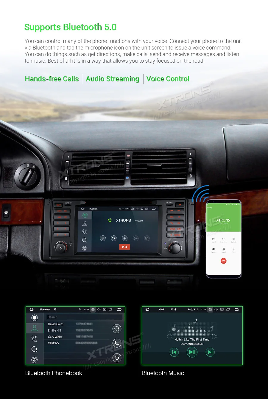 Sale XTRONS Android 9.0 PX5 Octa Core Car Radio DVD Player GPS Navigation for BMW 7 Series E38 1994-2001 E39 1995-2003 M5 1999-2003 15
