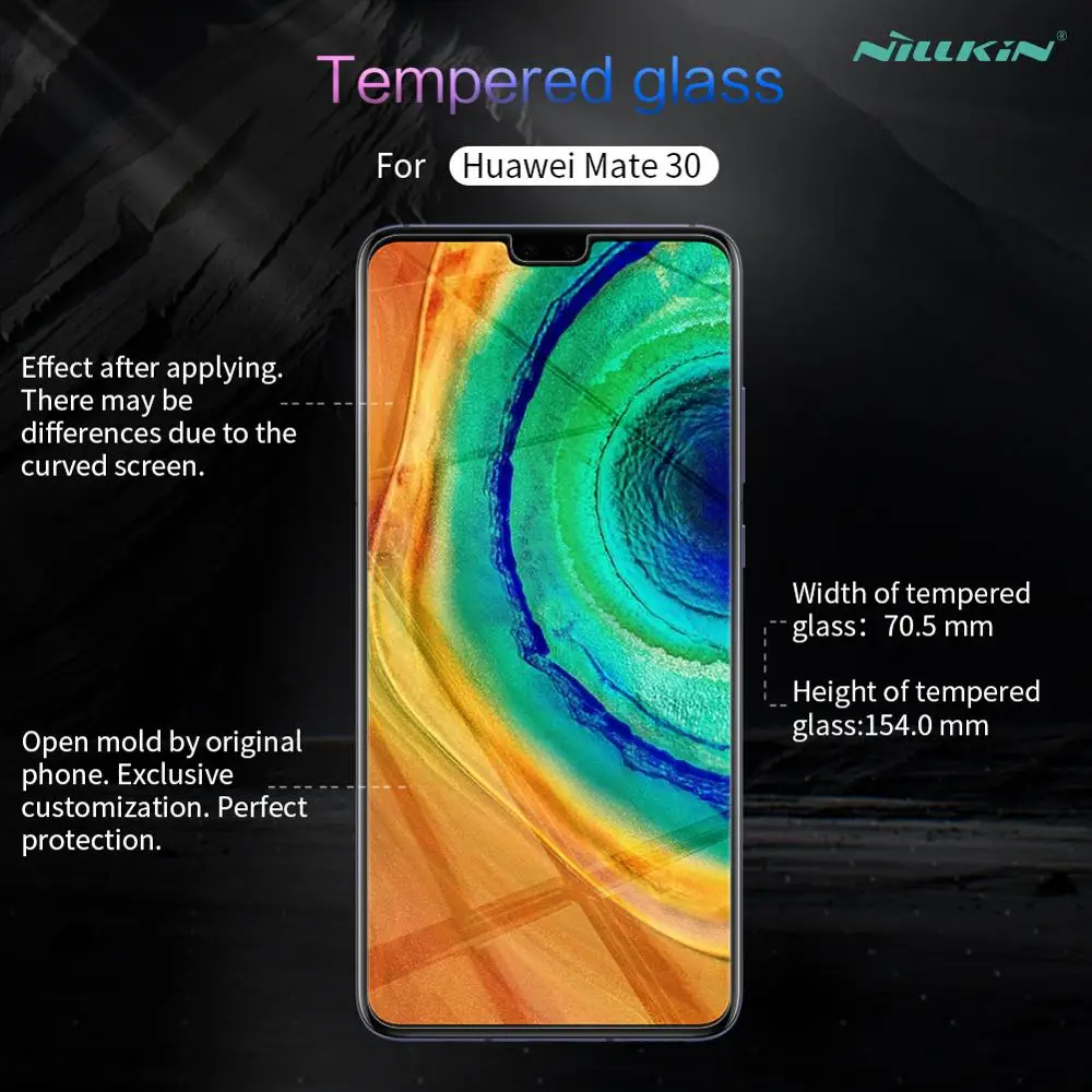 Закаленное стекло Nillkin для Huawei Mate 30 20 X 20X защитное H + Pro 2.5D Защита экрана Honor V30 10