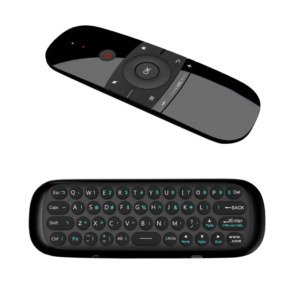 Мини воздушная мышь W1 беспроводная клавиатура 2,4G название зондирования Fly Air mouse для 9,0 8,1 Android tv Box/PC/tv