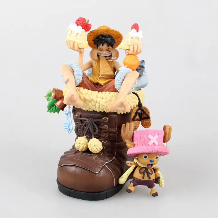 

One Piece MH Desktop Series Christmas Boots Luffy Gismo Christmas Edition/Ordinary Version Two-Selectable Garage Kit