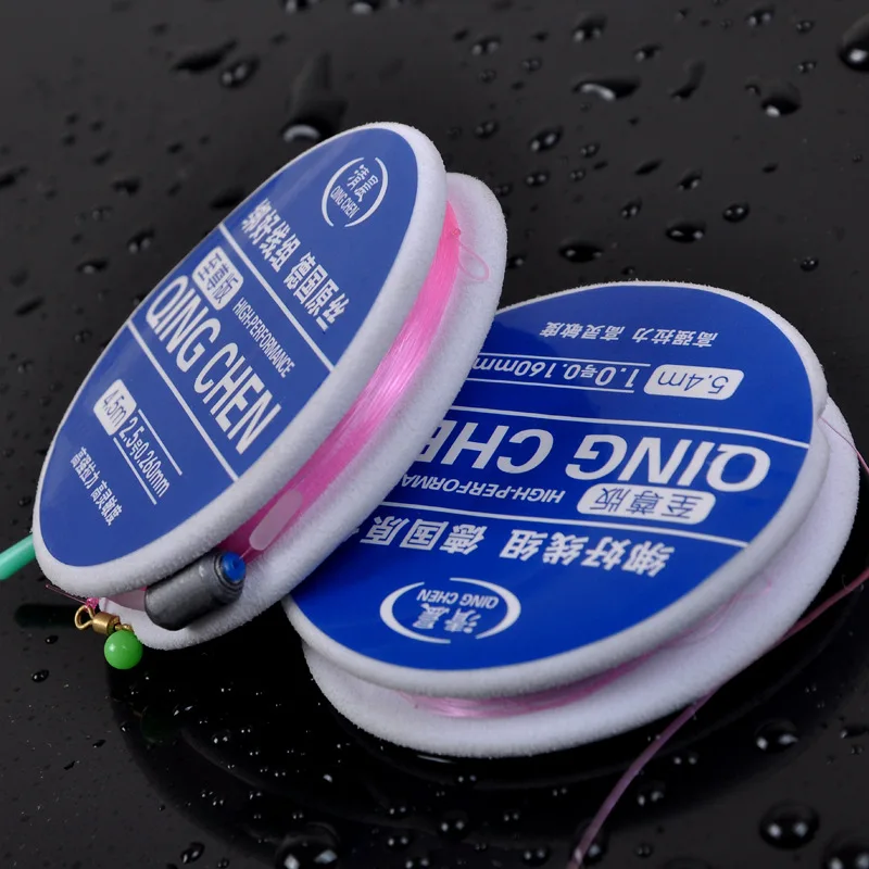 

Fishing Line Set Full Set Finished Product Combination Strong Force Does Not Roll Fishing Line Fishing Convenient Line Group Mai