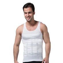 Мужская майка для похудения, нижнее белье, спортивная рубашка, борцовское трико, белье, мужская корректирующая Сексуальная футболка, майка, Корректирующее белье, мужское тонкое боди