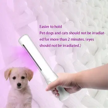 

2020 Hot sales Sterilization Lamp Disinfection Stick Universal Uv Sterilizer For Pacifiers Portable Handheld Pet Dog Supplies 1