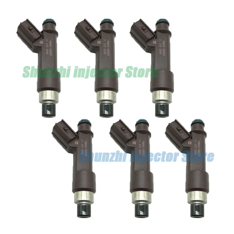 

6pcs Fuel Injector Nozzle For Toyota 4Runner Land Cruiser Sequoia Tundra OEM:23250-50060 23209-50060 2325050060 2320950060