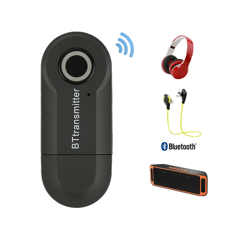Новейший Usb Bluetooth передатчик 3,5 аудио адаптер Bluetooth стерео аудио передатчик