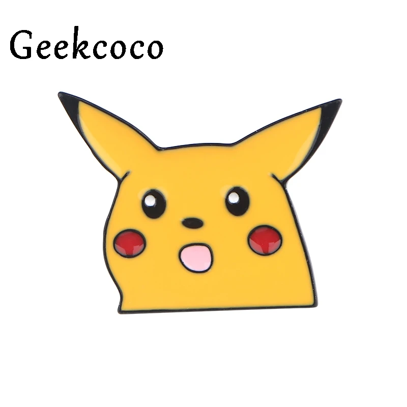 Pocket monster pikachu аниме забавные булавки медаль броши для женщин мужчин рубашка шляпа ткань украшение для рюкзака значок ювелирные изделия J0744
