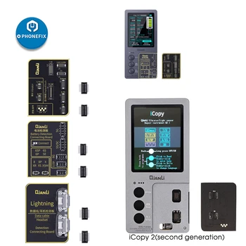 QIANLI iCopy Plus с батарейной панелью для iPhone 7 8 X XR XS MAX 11 Pro Max LCD/вибратор передача дисплея/сенсорный EPROM ремонт