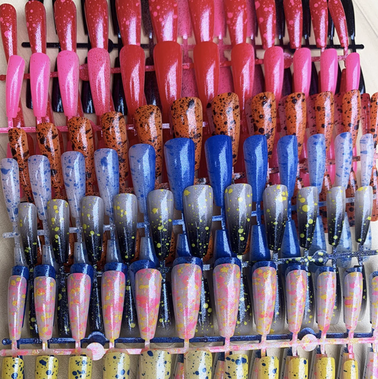 Квадратные накладные ногти верхние формы для ногтей гроб накладной Маникюр