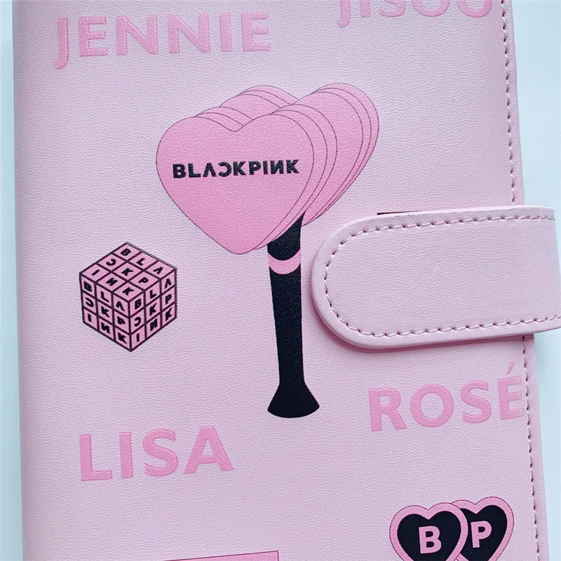 Kpop BLACKPINK EXO TWICE SEVENTEEN GOT7 розовый блокнот DIY Pocketbook блокноты школьные принадлежности