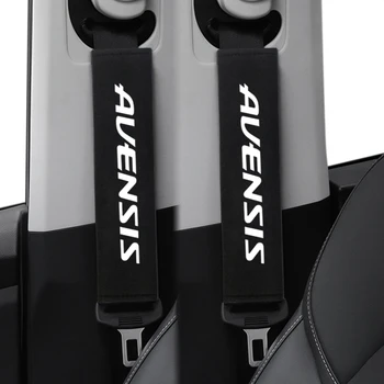 

2pcs Car Seat Belt Pads Seat Shoulder Strap Pad Cushion Cover Car Belt Protector Safety Belt Cover for Toyota Avensis t25 t27
