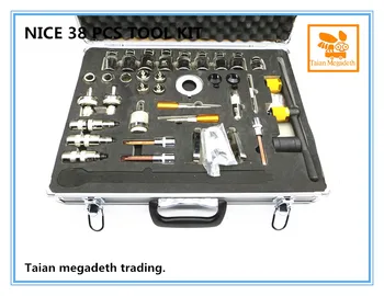 

NICE 38 PCS TOOL KIT, COMMON RAIL DIESEL FUEL INJECTOR REPAIR AND DISASSEMBLE EQUIPMENT TOOL SET, FOR REMOVING AND INSTALLING
