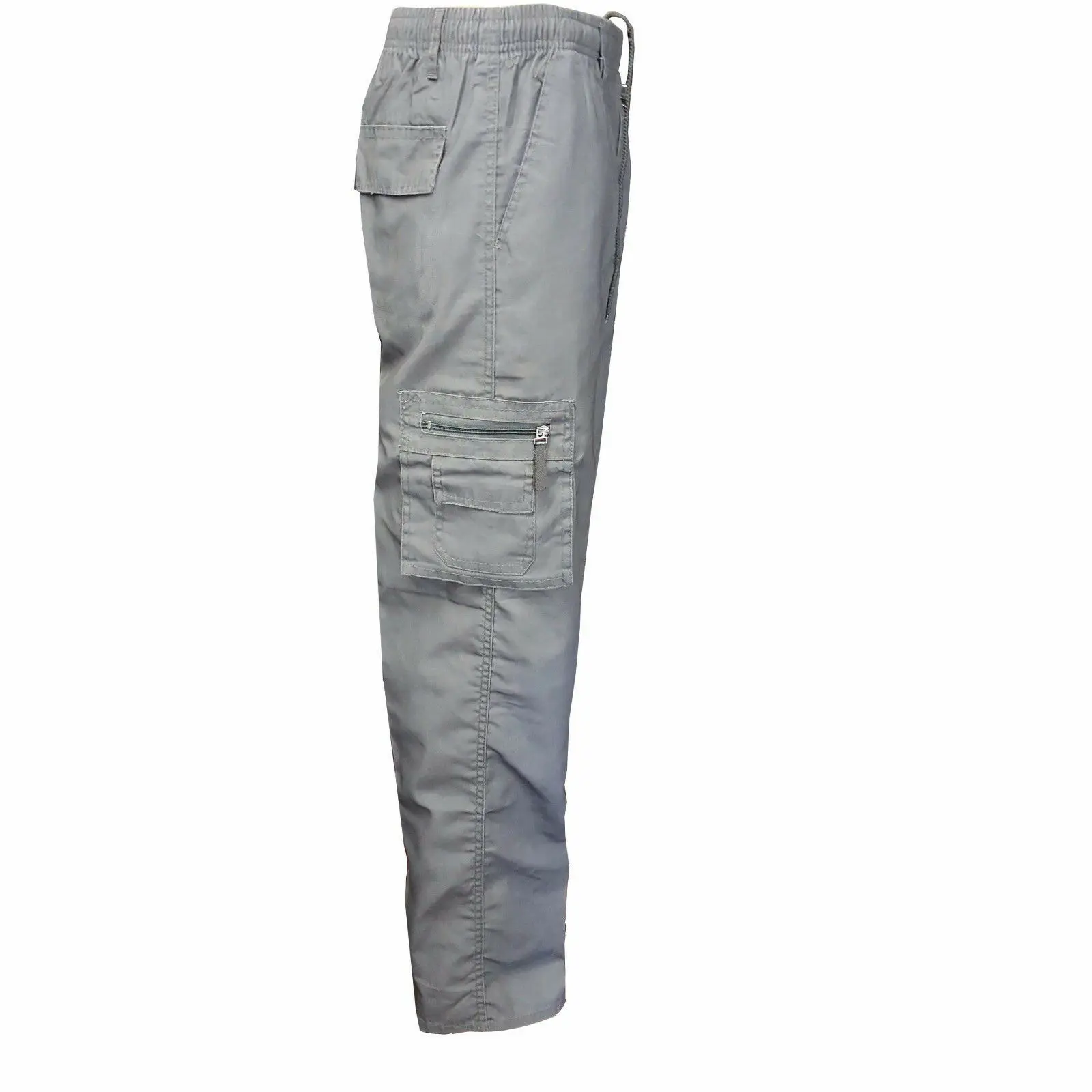 Модные брендовые Новые популярные походные армейские брюки-карго, военные мужские прямые брюки, повседневные брюки - Цвет: Серый