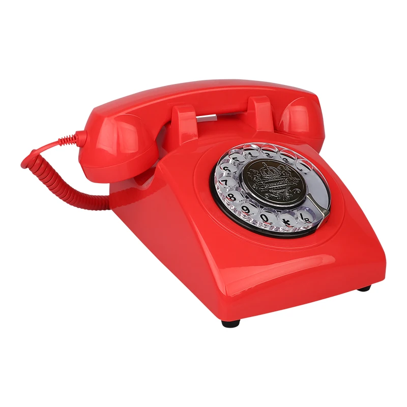 Retro Vintage Phone Landline Phone Classic Style Old Fashioned Telephone  Desktop Fixed Wired Phones For Home Office Hotel