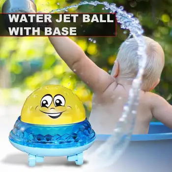 

Induction Water Ball Electric Baby Bathroom Light Music Water Toys Infant Children's Impulse Induction Water Spray Toy