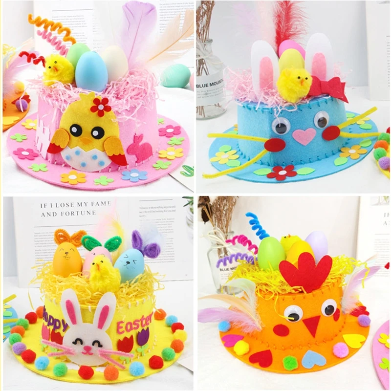 Non Woven Fabric Hat Kit Bunny Egg 