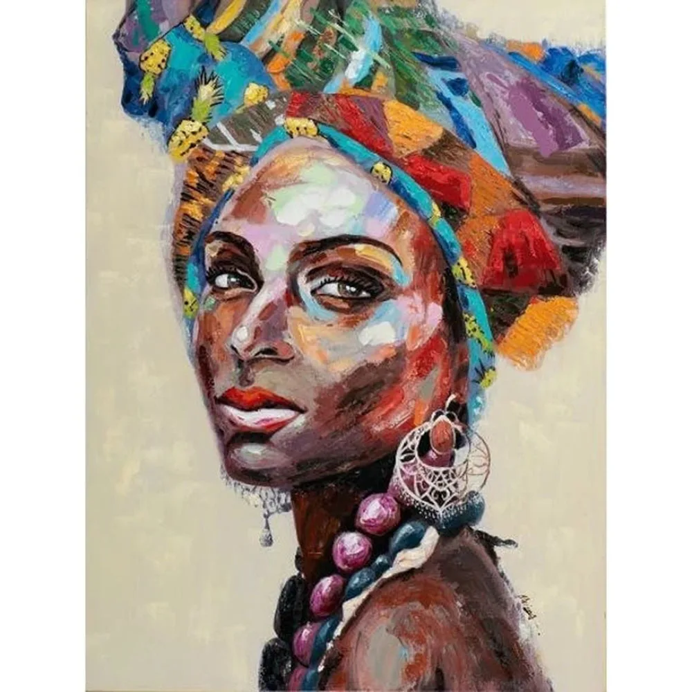 5D DIY Diamond Painting African Black Woman Graffiti Art Abstract Girl Embroidery Cross Stitch Home Decor Gift | Дом и сад