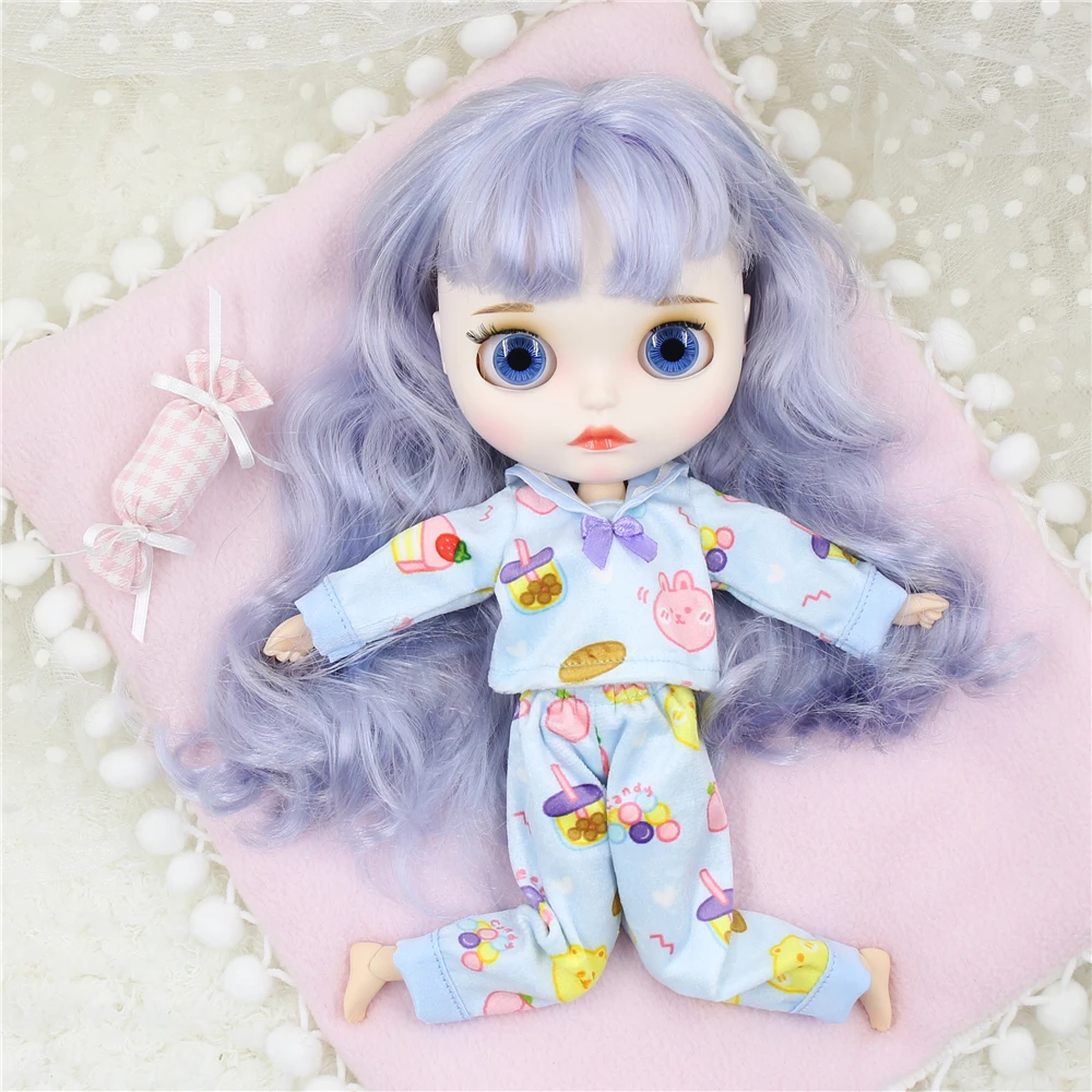 Neo Blythe Doll Nightwear with Sleep Mask 10