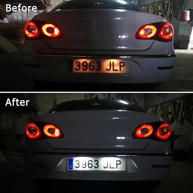 Светодиодный светильник номерного знака для Ford Fusion Fiesta Mondeo, 2 шт