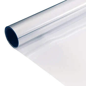 

HOHOFILM 152cmx500cm Window Film One Way Mirror Film Daytime Privacy Static Non-Adhesive Decorative Heat Control Anti UV
