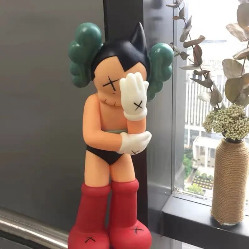 

Anime Cartoon Confident And Covering Face Astro Boy Toys PVC Action Figure Collectible Model Toy For Childreen Gift