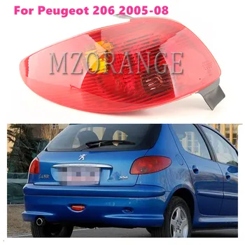 

Rear Tail Light Signal Lamp Cover For Peugeot 206 2005 2006 2007 2008 Reflector Warning Stop Braking Light Cover Car Styling