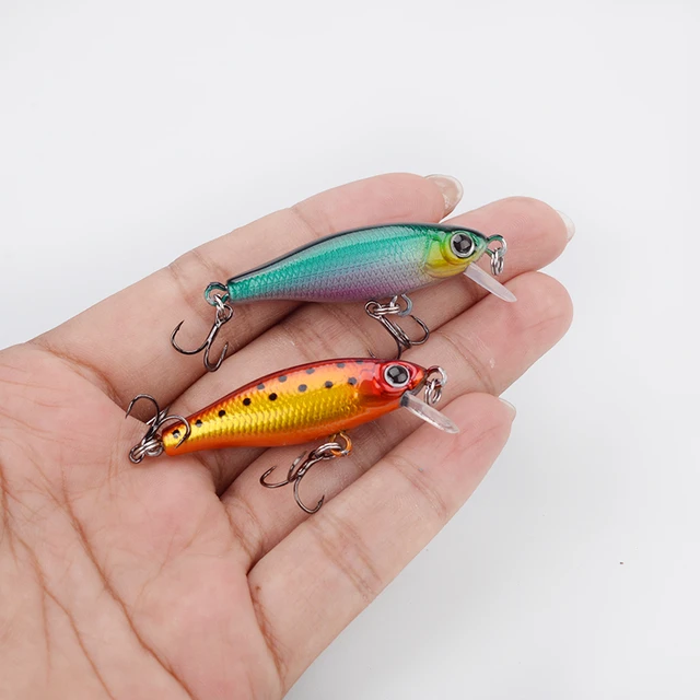 1PCS Wobblers Jerkbait 4.8cm 3g Hard Mini Bait Small Minnow Crank Fishing  lures Bass Fresh