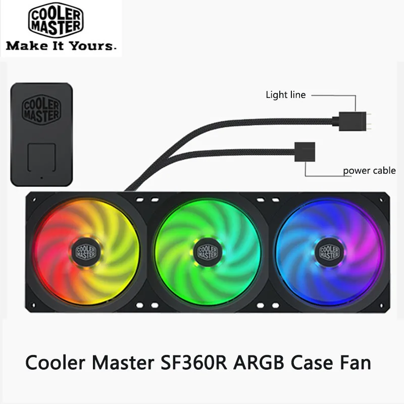 Cooler Master MFX-B2D3-18NPA-R1 SF360R 5V-3PIN 360mm Water Cooled LED Fan 4pin PWM Square Addressable RGB Slient _ - AliExpress Mobile